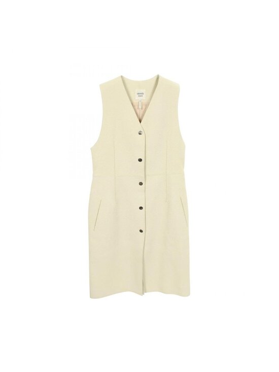 Hermes Jackets & Blazers - Hermes Vest Clou de Selle Series Button Gilet Ivory Leather